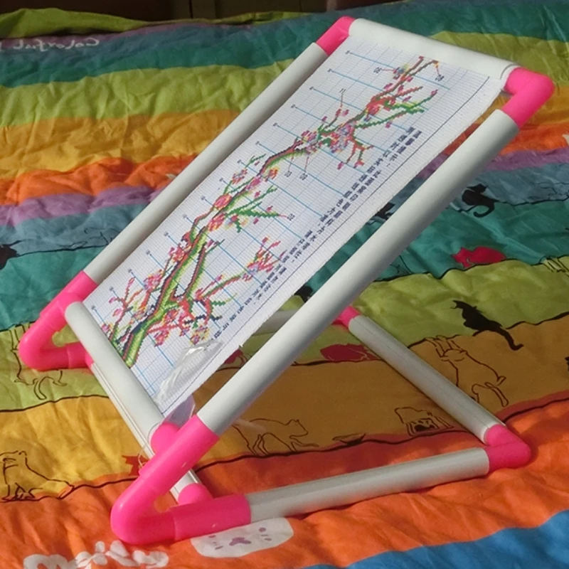 Каркас для вышивки практичный пластиковый держатель крестиком | Дом и сад