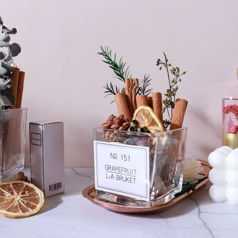 Свеча Корица сушеный аромат DIY Материал рулон сушеных цветов папоротник листья