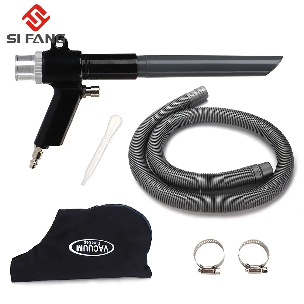 

Air Wonder Gun Kit Dual Function Air Vacuum Blow Gun Pneumatic Vacuum Cleaner Kit Air Blow Suction Gun Kit Dust Removal Tools