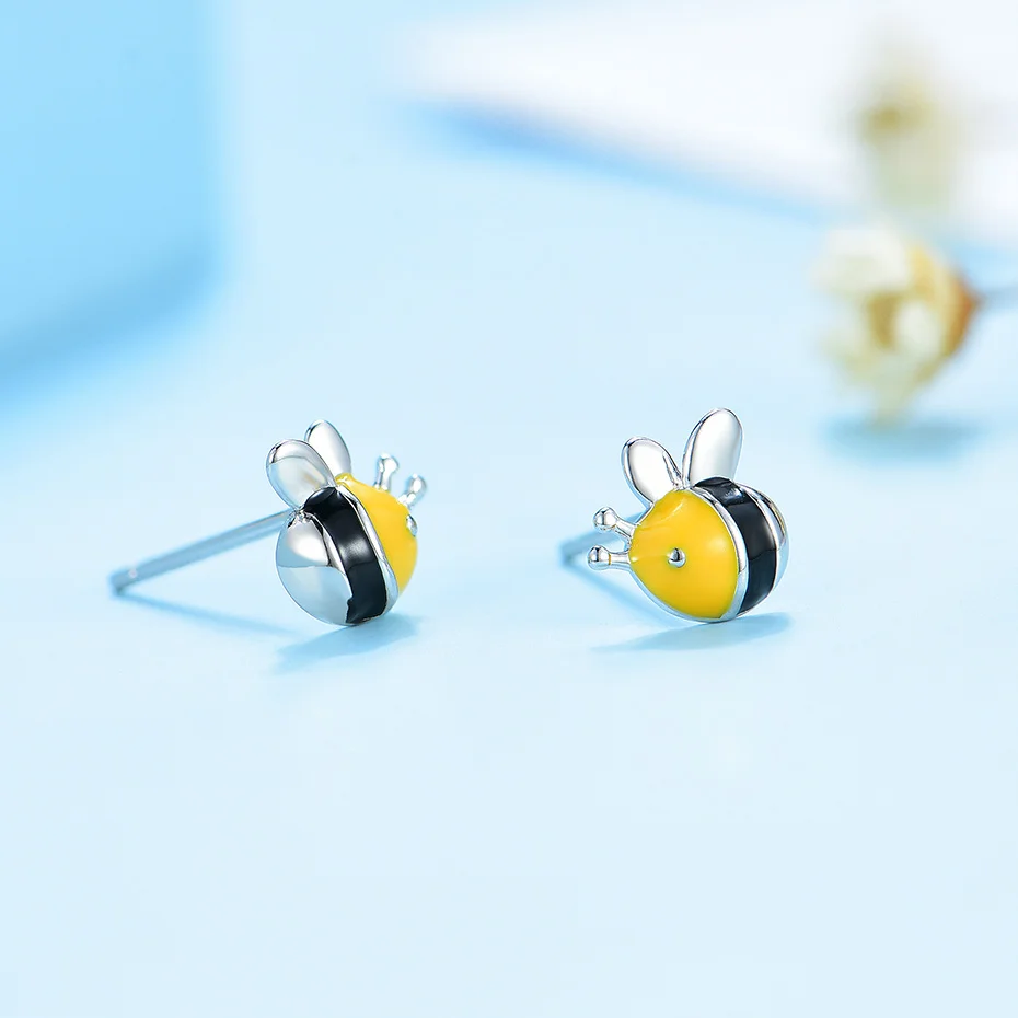 Kuololit милые серьги гвоздики для женщин детская одежда девочек однотонные 925 пробы