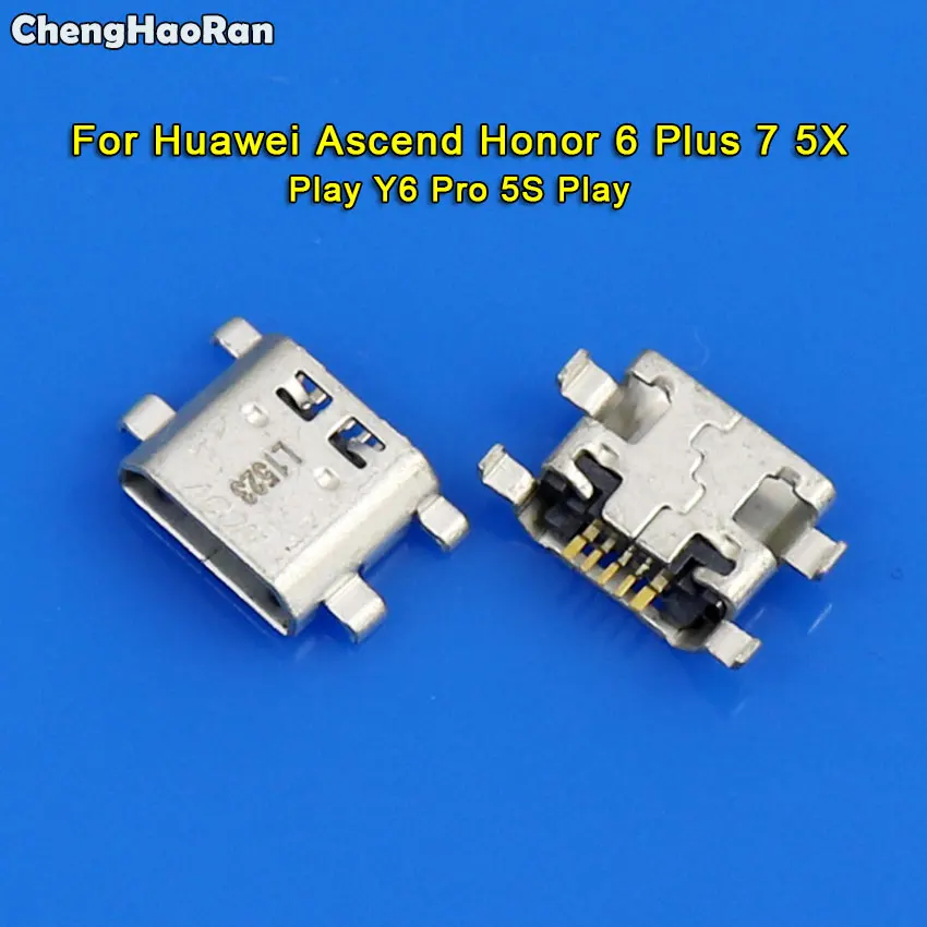 ChengHaoRan для Huawei Ascend Honor 6 Plus 7 5X Play Y6 Pro 5S микро USB разъем штепсельная розетка | Шлейфы -4000413638210
