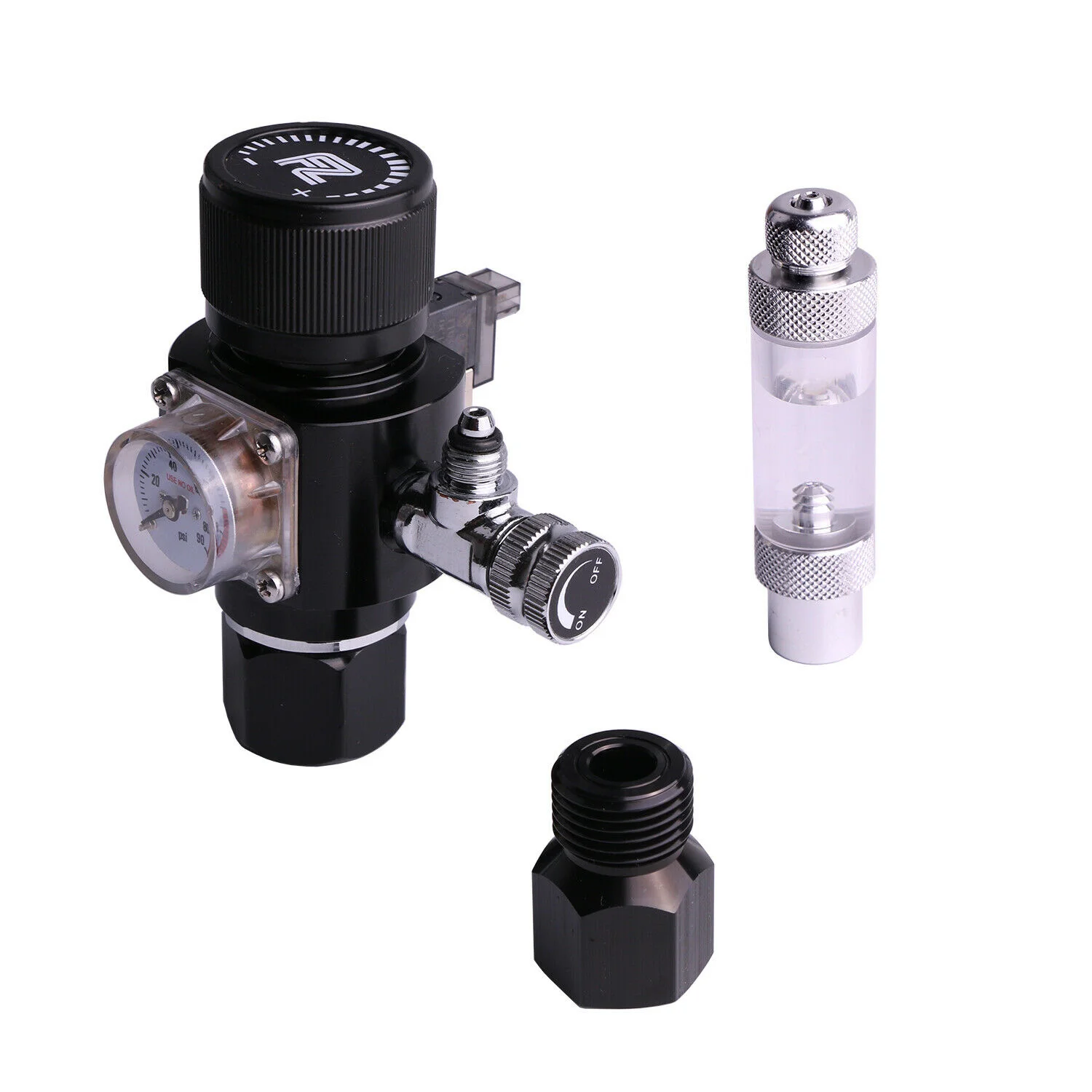 

FZone CO2 Regulator For Both Top and Side Opening Tank Aquarium Solenoid Valve with bubble Counter
