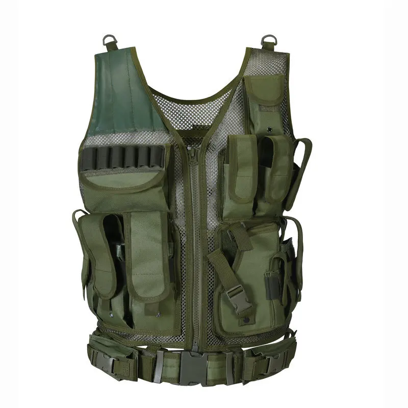 

SPT Hunting Tactical Vest Mens Military Combat Armor Vest Army Adjustable Armor Outdoor CS Training Vest Airsoft on Sale