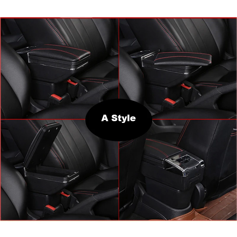 Подлокотник для KIA Rio 4 X line 2017 2018 центральный контейнер хранения с подстаканником