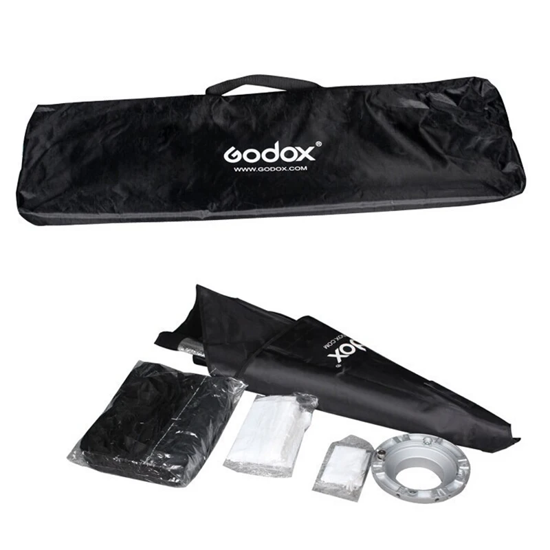 Godox 14x63 дюймов 35x160 см софтбокс Bowens Mount Strip Beehive Honeycomb Grid soфтbox для фото строб студия