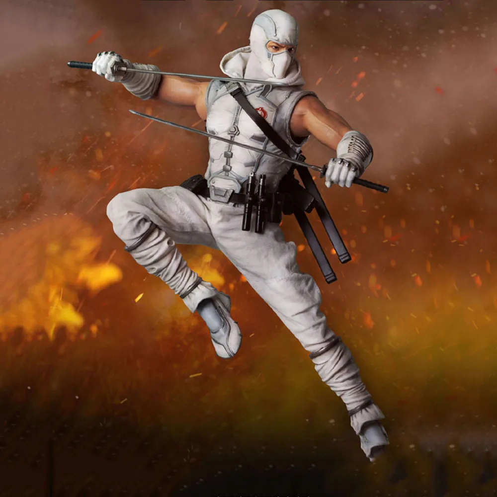 

ThreeZero 3Z0216 For Collection 1/6 Scale Male Solider Forces White Ghost Shadow Man Action Figure Model for Fans Gifts