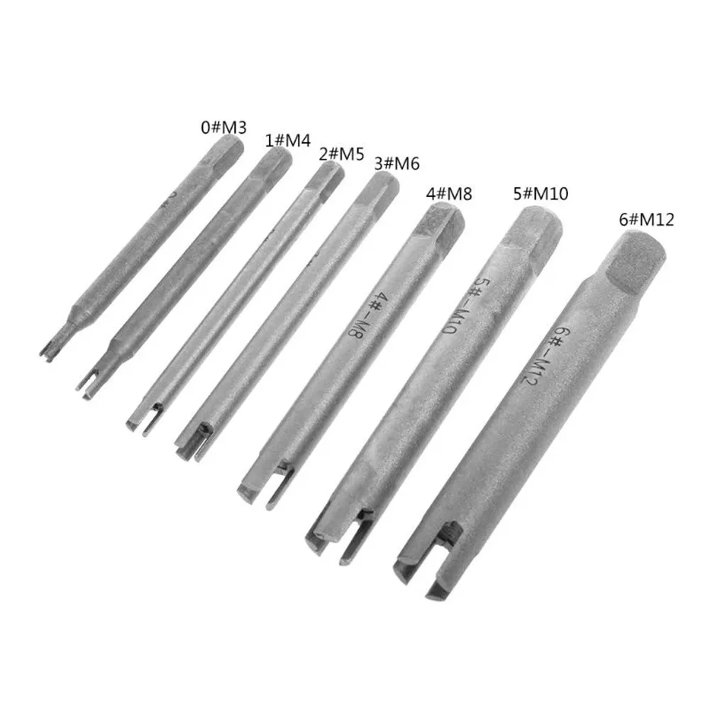 

1pc Broken Tap Extractor Guide Easy Broken Bolt Damaged Screw Drill Bits Remover Tools Wire Screw Remover Tools Drill Bit M3-M12