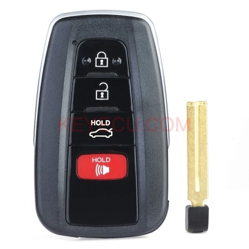 

KEYECU Smart Remote Key Keyless 315MHz Fob for Toyota Camry 2018 2019 2020 FCCID: HYQ14FBC P/N: 89904-06220, 89904-06240