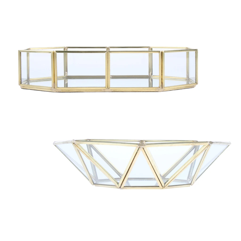 

Blesiya Special Glass Jewelry Display Tray, Makeup Storage Box