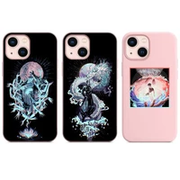 jujutsu kaisen anime cartoon phone case pink color for iphone 13 12 11 x xr xs pro max mini 6 7 8 plus cover coque shell funda
