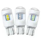 200x T10 Автомобильная фотолампа 3030 6 Smd T10 W5W 194, боковая лампа с клиновидным цоколем, купольная лампа 12 В