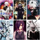 5D алмазная живопись Токийский Гуль Аниме Манга мозаика Алмазная вышивка полная круглая картина наборы для вышивки крестиком домашний Декор подарок