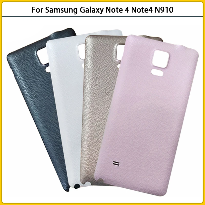 Новинка для Samsung Galaxy Note 4 N910 N910F N910V Пластиковая Крышка батарейного отсека задняя