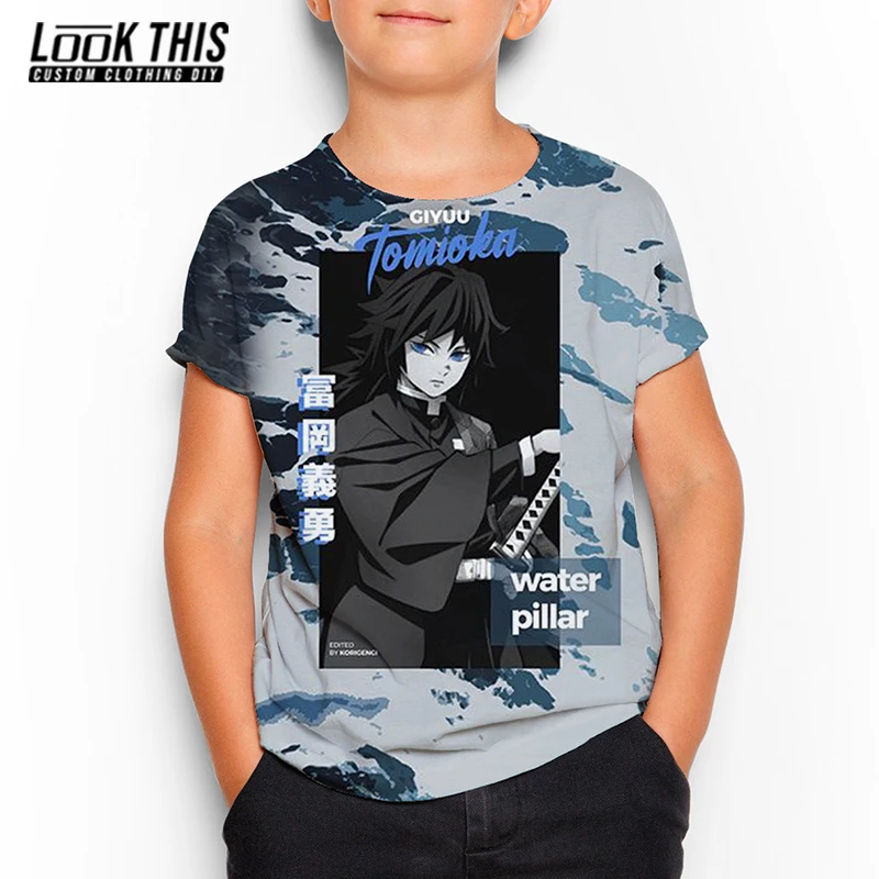 

Demon Slayer 3D Cool Children's T-shirts Anime Print Boy Girl T-shirt Oversized Summer New Childs Tops Breathable Soft T Shirts
