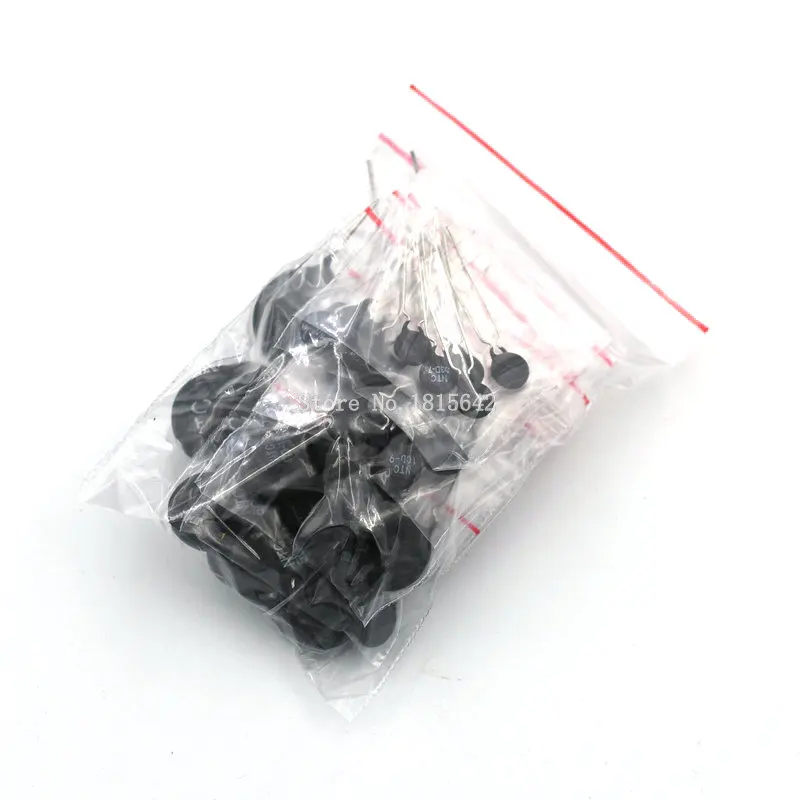

45PCS/LOT NTC Thermistor Resistor Kit 5D-11 5D-15 8D-20 10D-7 10D-9 10D-11 20D-20 33D-7 47D-15 Thermal Resistor Resistance Set