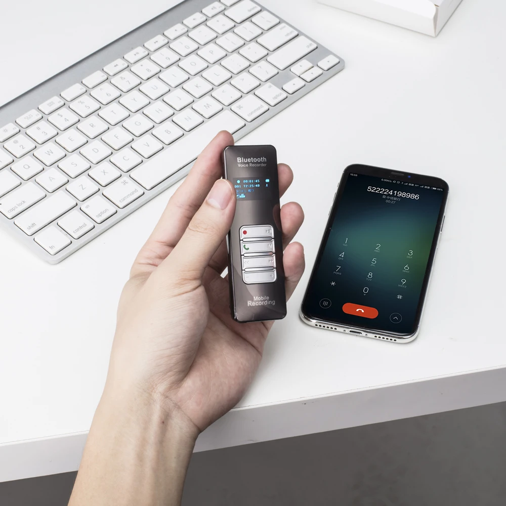 MP3 аудио рекордер с bluetooth Мобильный Телефон Запись звонков Голосовая активация