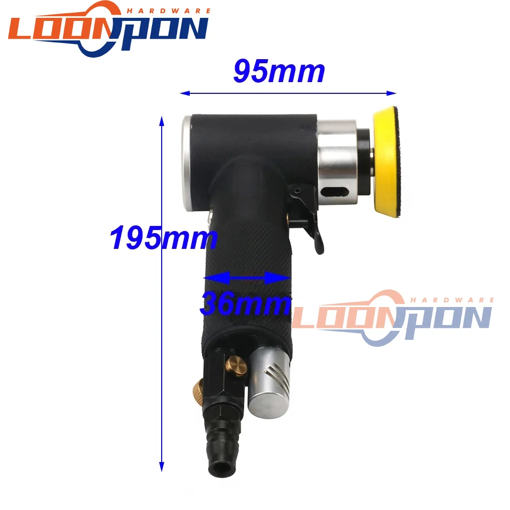 Воздушный шлифовальный мини орбитальный Пневматический воздушный инструмент 2