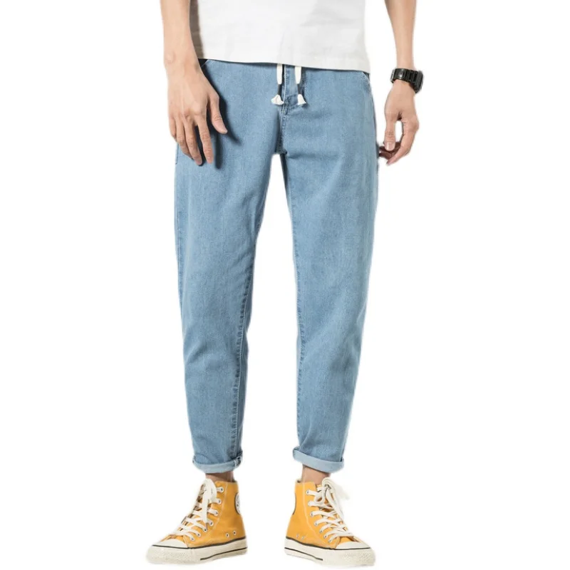 

Popular 2021 Casual Wide leg Oversize Cargo Denim Boy Baggy Jeans For Men Overalls Boys Man Pants