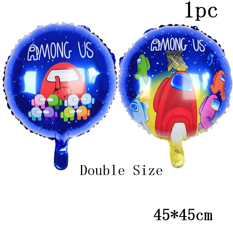 1 комплект фольгированные воздушные шары с надписью Crewmate | Дом и сад