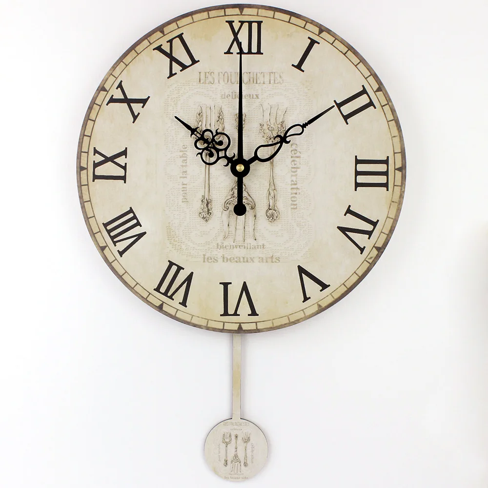 Кухня большие декоративные настенные часы полностью бесшумные украшения дома