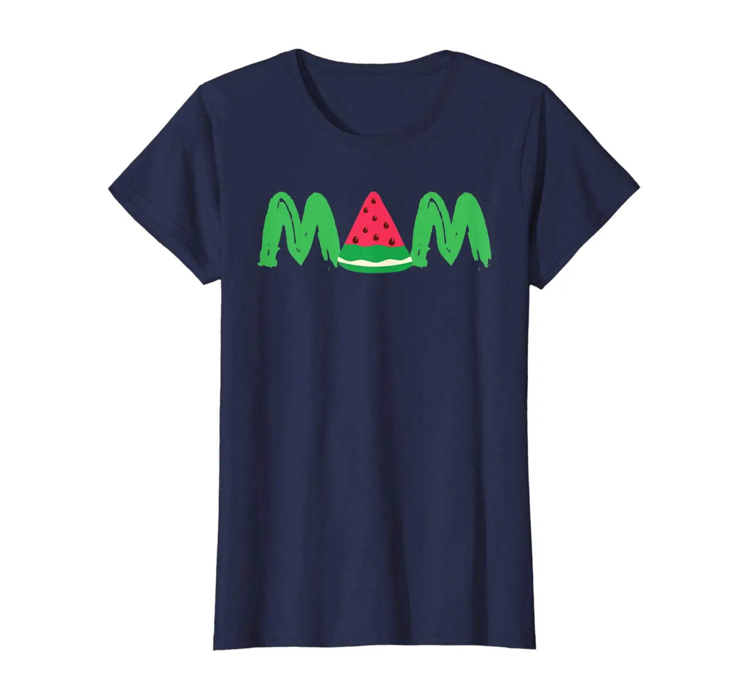 

Watermelon Tropical Mom Summer Fruit Gifts T-Shirt New Cool Women Tee Breathable All Cotton Short Sleeve Round Collar T Shirt