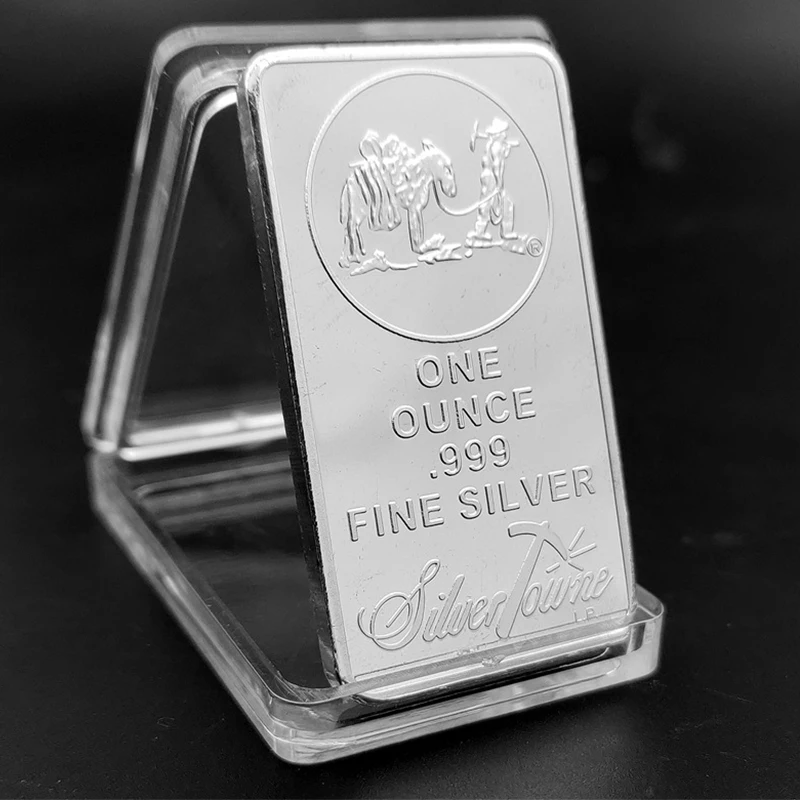 

American Prospector 1OZ 999 Value Fine Silver Bullion Bar US Union Metal Coin Collectible Gifts