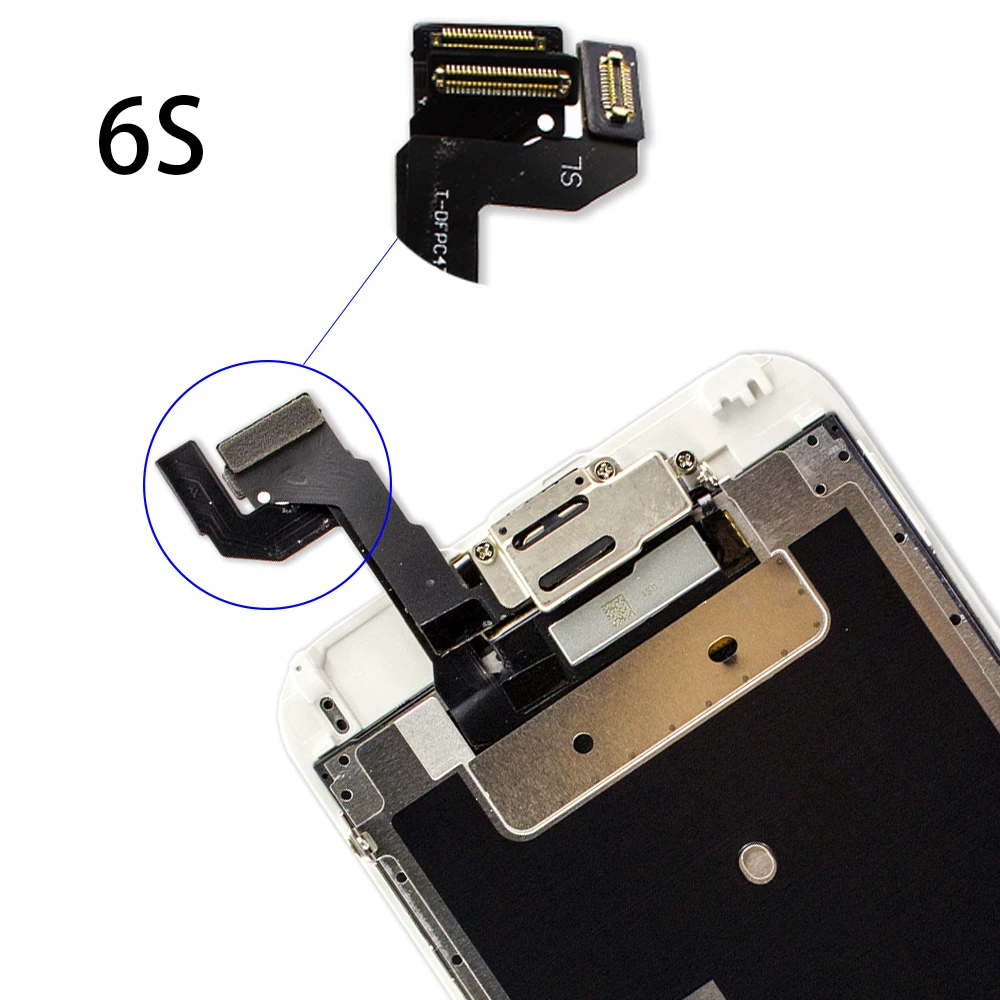 Полная сборка ЖК-дисплей для iPhone 6 6s 6plus 6s Plus 3D Ecran экран замена дисплей с фронтальной камерой+ динамик