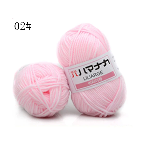 Молочная Хлопковая Пряжа Удобная шерстяная смешанная пряжа швейная Пряжа Ручной Вязки Шарф шапка Пряжа пряжа для вязания крючком