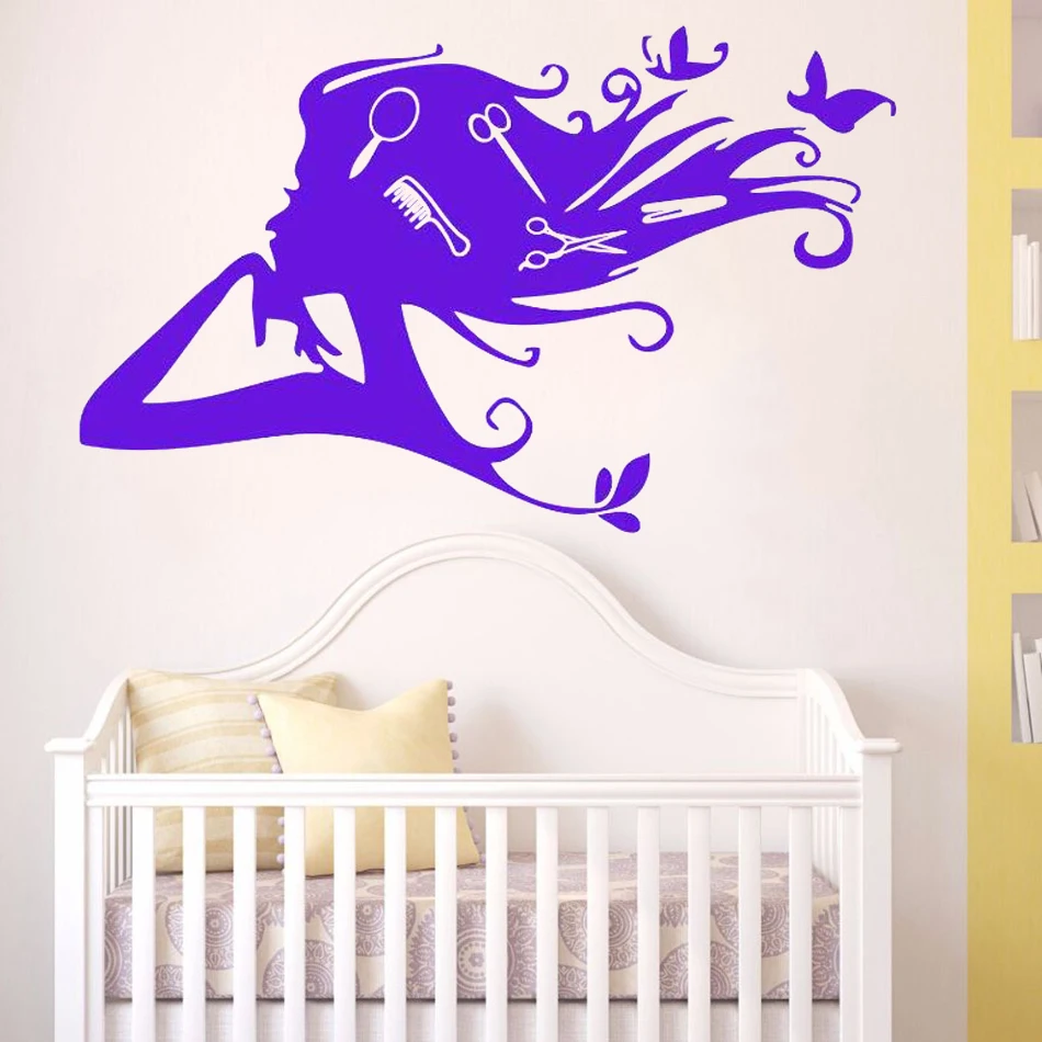 Виниловая наклейка для украшения салона красоты | Дом и сад