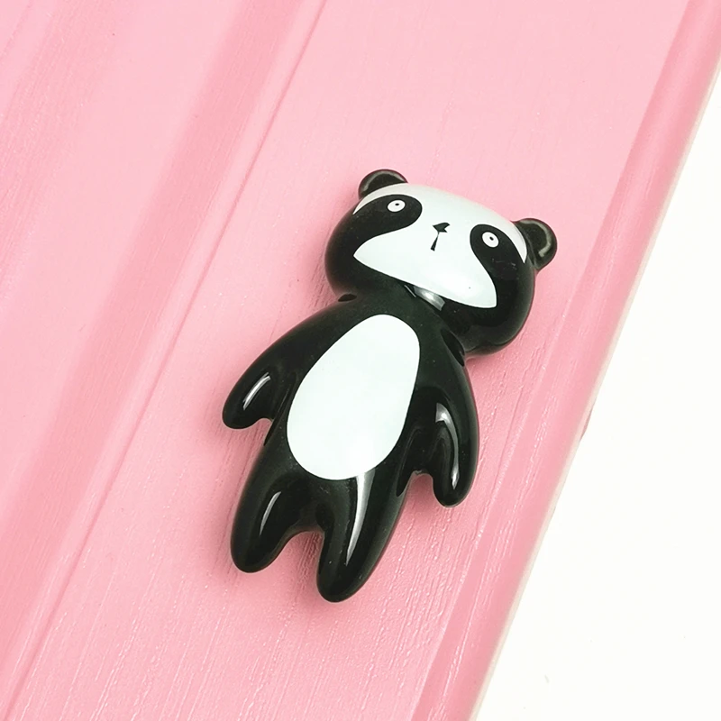 Керамические ручки для шкафа Мультяшные животные детская ручка ящика мебели