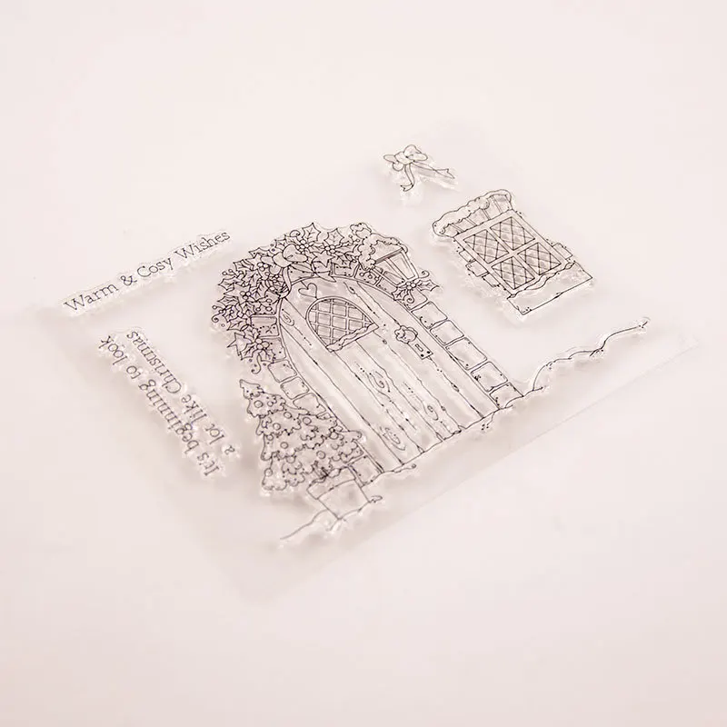 Теплые и уютные пожелания прозрачные силиконовые штампы для DIY скрапбукинга