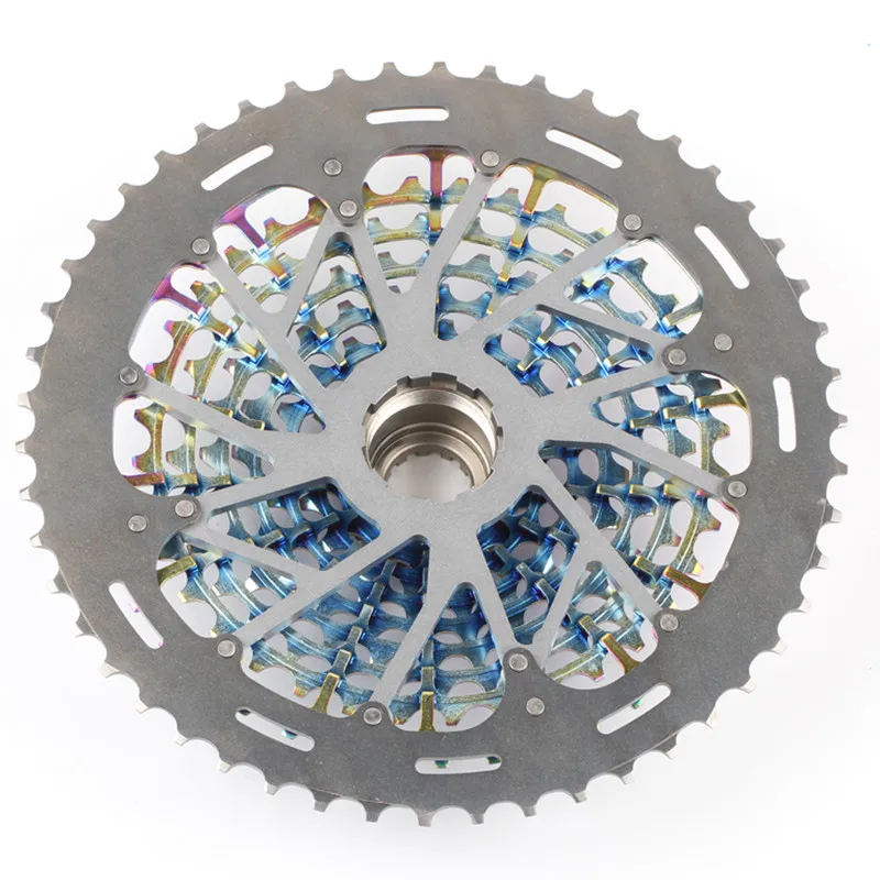 

HIMALO MTB 11 Speed 9-50T and 12 Speed 9-50T Ultralight XD Bicycle Cassette Rainbow Full steel Mountain Bike Flywheel Sprocket