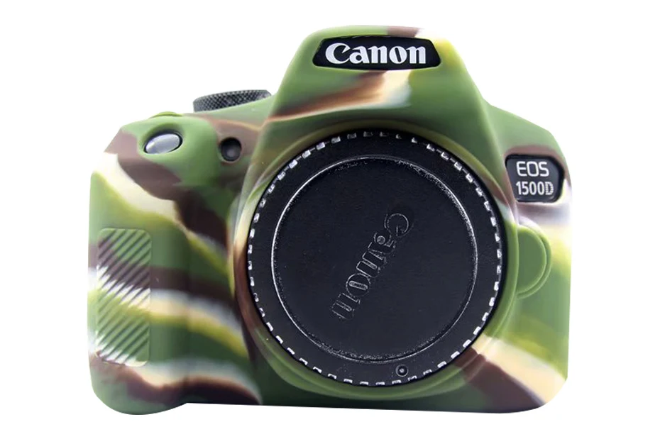 Сумки для камеры Canon EOS 1300D 1500D Мягкий силиконовый чехол цвет резиновый чехол для Canon EOS Rebel T6 Камера Сумка Открытие батареи