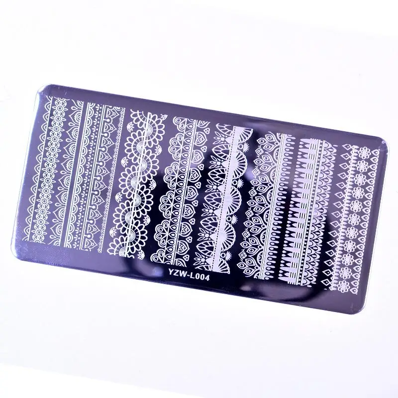 

1PC Butterfly Steel Nail Stamping Plate Flower Leaf Jewelry Image Geometric Polish Stencil Nail Art Template