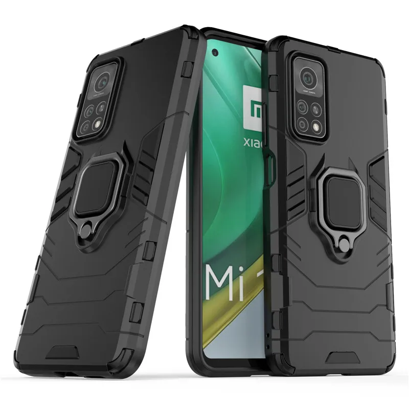 Для крышки Xiaomi Mi 10T 10 T Pro чехол для магнитная крышка с кольцом подставкой Note 8 9 S Lite