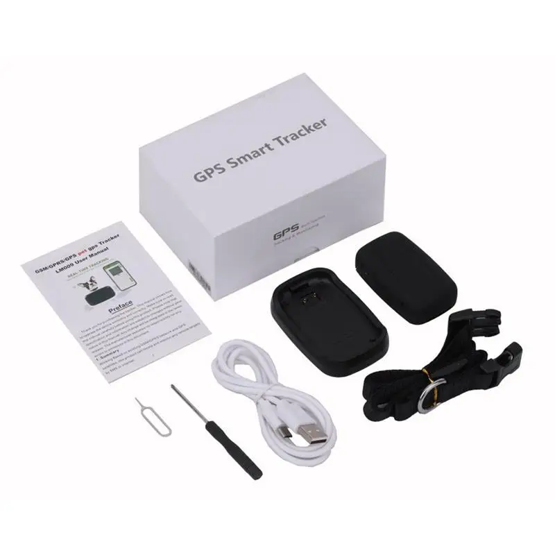 

Pet GPS Tracker IP67 Deep Waterproof Real-Time Tracking Collar Device for Dogs and Pets Activity Monitor