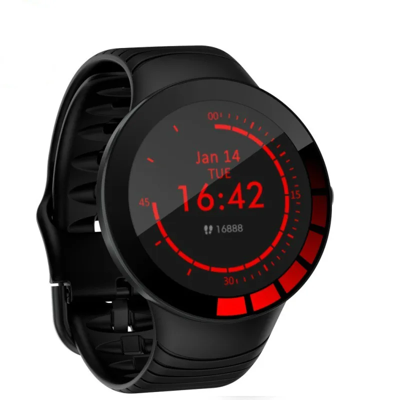 Мужские Водонепроницаемые Смарт часы с экраном 1 28 дюйма пульсометром и