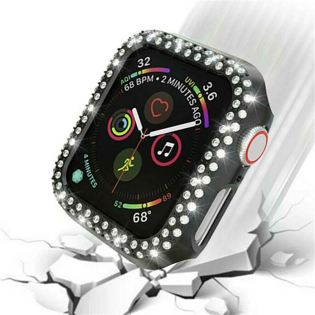 Матовый чехол для Apple Watch iWatch Series 3 2 1 38 мм защитный с рамкой бампер 5