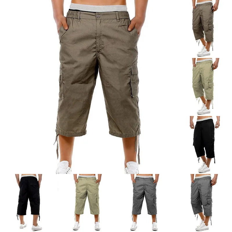 HEFLASHOR2019 летние новые мужские Карго короткие с несколькими карманами для улицы
