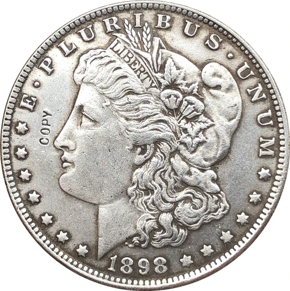 

Копия монет доллара США Моргана 1898