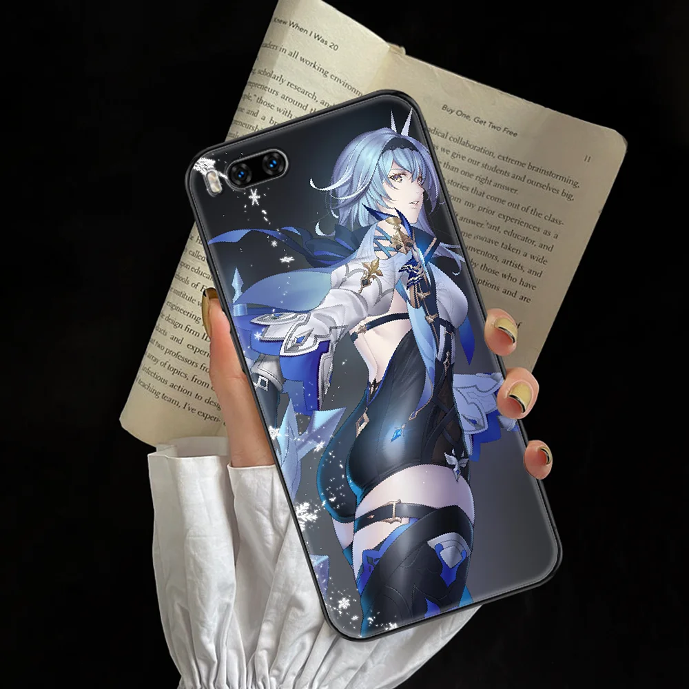 Фото Чехол для телефона Eula GAME Genshin Impact для Xiaomi Mi Max, Note 3, A2, A3, 8, 9, 9T, 10 Lite Pro, Ультрачерный чехол из ТПУ prime с 3D рисунком №4