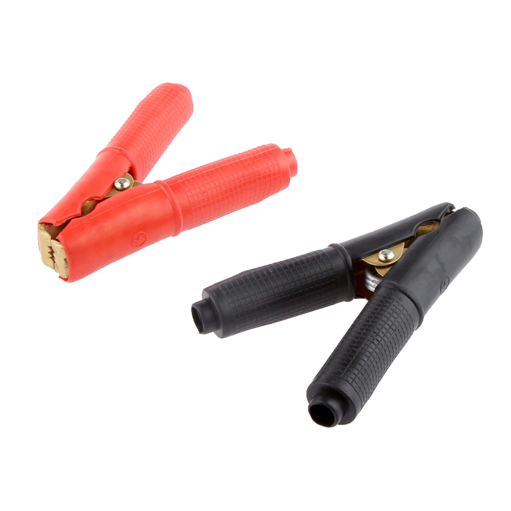 1 пара медные изолированные зажимы под крокодила для автомобильного