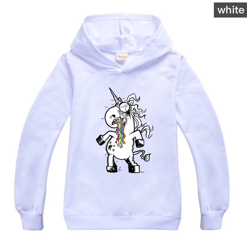 

2021 Autumn Animal Unicorn Zombies Baby Boy Sweatshirt Tops Pull Enfant Fille Clothes Kids Toddler Children Hoodies 12 Colors