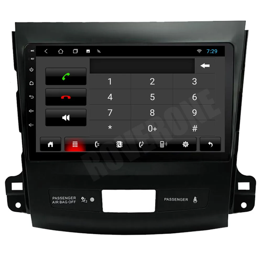 Android 10 для Mitsubishi Outlander XL EX 2007 2011 автомобильное радио стерео GPS навигация Navi Media