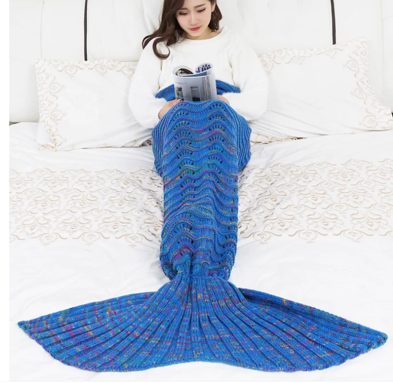 Зимнее трикотажное покрывало вязаное крючком не скатывается сексуальное уютное