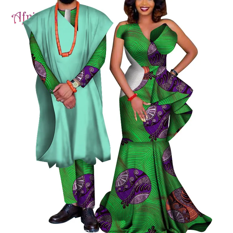 Костюм с Африканским принтом для женщин и мужчин костюм свадебной вечеринки