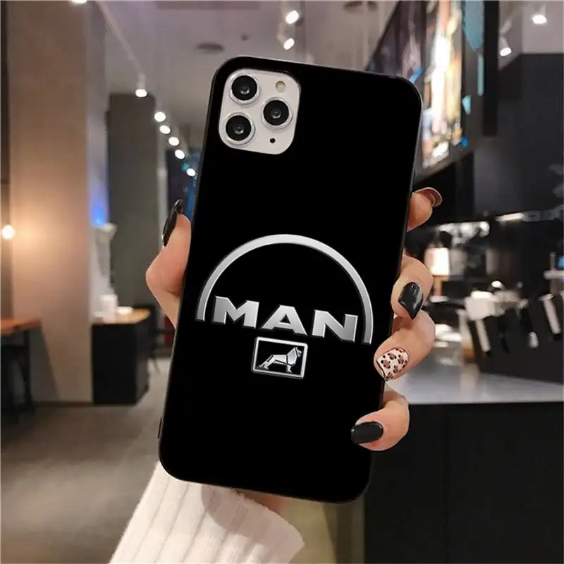 Чехол для телефона с логотипом Man Trucks iphone 13 12 11 Pro Mini XS Max 8 7 Plus X SE 2020 XR | Мобильные