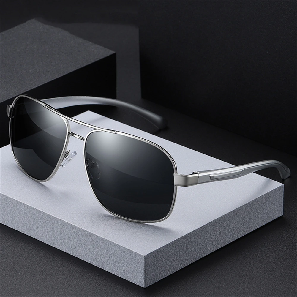 

Aluminum Magnesium Polarized Sunglasses Men Outdoor Fishing Goggles Classic Personality UV Protection Driving Sun Glasses