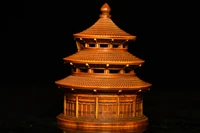 4china folk collection old boxwood temple of heaven stupa pagoda office ornaments town house exorcism ward off evil spirits