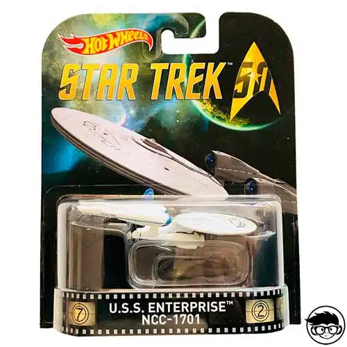 Горячие колеса Звездный путь США предприятия NCC 1701 Ретро развлечения